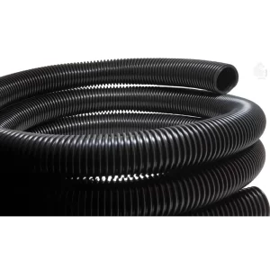 Vacuum Cleaner Hose, 32mm Inner Diameter, 40 mm Outer Diameter (2m) Black