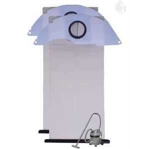 Reusable and Washable Vacuum Cleaner Woven Dust Bag Compatible with Karcher NT 22. (Pack of 2)