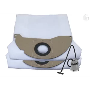 Dust Bags Compatible with Karcher WD2, MV2, Tear Resistant, 3-Ply Dust Bags Provides an Advanced Filtration on Micro-Level Compared to 2 Ply Paper Filters