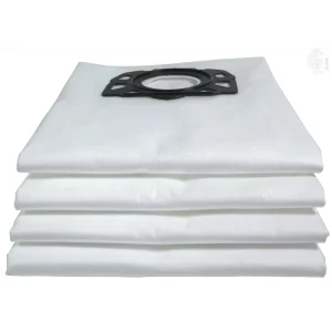 Fleece Dust Bags Set of 4 - Replacement Filter Compatible with AmazonBasics 1400 W 21L Wet and Dry Vacuum Cleaner, Imported