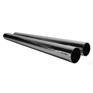 2 Extension Steel Tubes, 32 mm connecting size, chrome plated