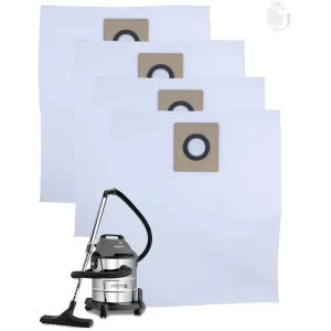 Set of 4 Dust Bags Compatible with Euroclean Pro, Tear Resistant, 3-Ply Dust Bags Provides an Advanced Filtration on Micro-Level Compared to 2 Ply Paper Filters