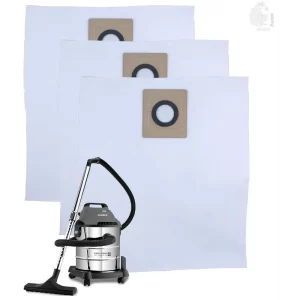 Set of 3 Dust Bags Compatible with Euroclean Pro, Tear Resistant, 3-Ply Dust Bags Provides an Advanced Filtration on Micro-Level Compared to 2 Ply Paper Filters