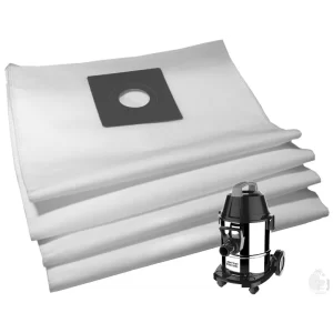 Set of 4 Dust Bags Compatible with AMI-VCD21-1600WDx, Tear Resistant, 3-Ply Dust Bags Provides an Advanced Filtration on Micro-Level Compared to 2 Ply Paper Filters