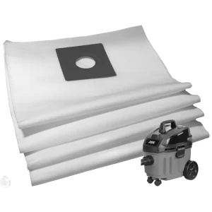 Set of 4 Dust Bags Compatible with Skil 8715, Tear Resistant, 3-Ply Dust Bags Provides an Advanced Filtration on Micro-Level Compared to 2 Ply Paper Filters