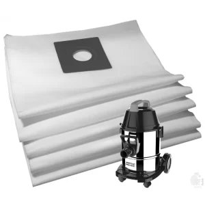 Set of 5 Dust Bags Compatible with AMI-VCD21-1600WDx, Tear Resistant, 3-Ply Dust Bags Provides an Advanced Filtration on Micro-Level Compared to 2 Ply Paper Filters