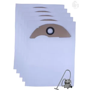 PC Dust Bags Compatible with Karcher NT 22, Tear Resistant, 3-Layer Dust Bags Provides an Advanced Filtration on Micro-Level Compared (Pack of 5)
