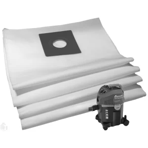 Set of 4 Dust Bags Compatible with Euroclean X2, Tear Resistant, 3-Ply Dust Bags Provides an Advanced Filtration on Micro-Level Compared to 2 Ply Paper Filters