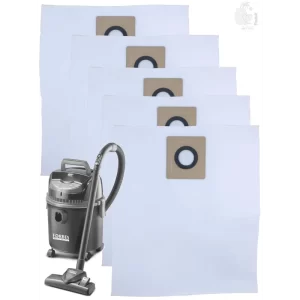 Set of 5 Dust Bags Compatible with Euroclean DX 1150, Tear Resistant, 3-Ply Dust Bags Provides an Advanced Filtration on Micro-Level Compared to 2 Ply Paper Filters