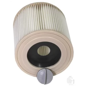 Karcher NT 27/1 / NT27/1 ME/NT 48/1 Cartridge Filter, Locking Knob Included, Long Lasting and Washable (White)