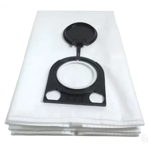 Fleece Filter Bag Set Of 5, Compatible With Bosch Gas 12, 15, 25, 35 and 55 Professional, Tear Resistant