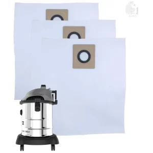 Set of 3 Dust Bags Compatible with Euroclean Ultimo, Tear Resistant, 3-Ply Dust Bags Provides an Advanced Filtration on Micro-Level Compared to 2 Ply Paper Filters