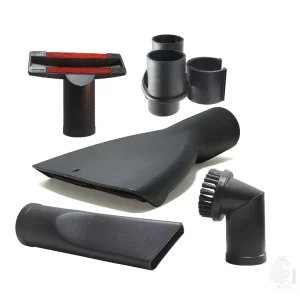 Vacuum Cleaner Accessory Kit, 32 MM, Set of 2 Upholstery Nozzle, 1 Crevice Tool, 1 360 Degree Rotatable Brush and 1 Free Parking Clip