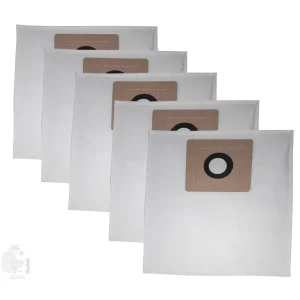 Euroclean X 1 Compatible Set of 5 Dust Bags, Tear Resistant, 3-Ply Dust Bags Provides an Advanced Filtration on Micro-Level Compared to 2 Ply Paper Filters