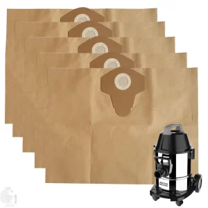Paper Dust Bags Set of 5 - Compatible with American Micronic 21 L