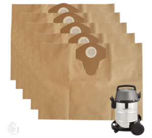 Paper Dust Bags Set of 5 - Compatible with Amazon Basic 21 L